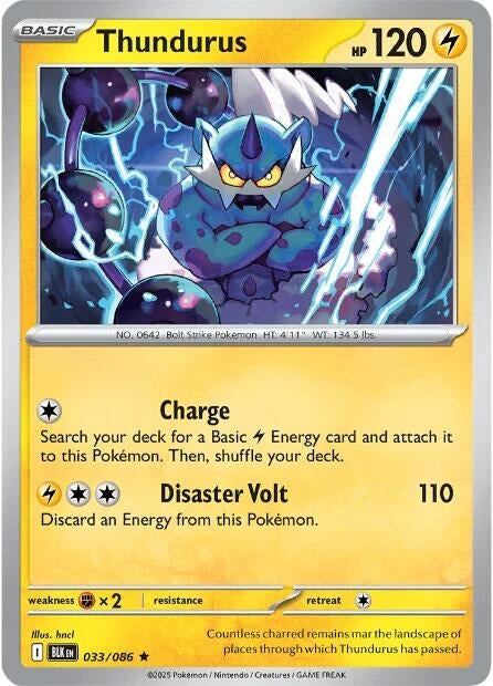 Thundurus (033/086) (SV: Black Bolt)
