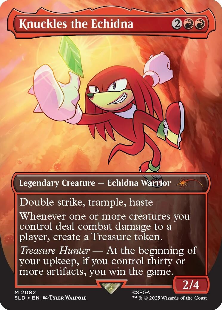 Knuckles the Echidna (2082) (Secret Lair Drop Series)