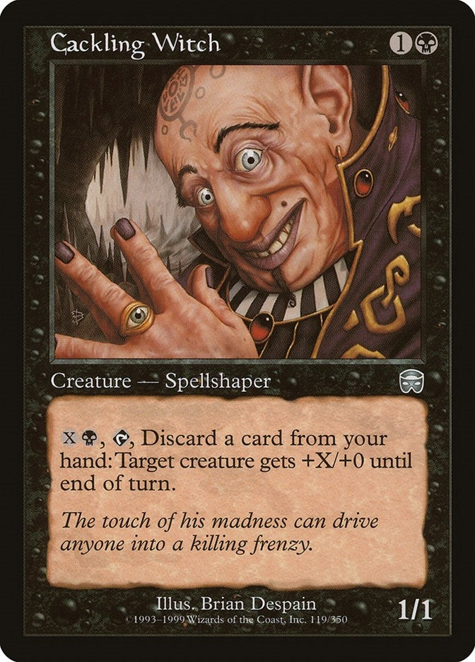 Image for Cackling Witch (119) (Mercadian Masques) - Magic: The Gathering
