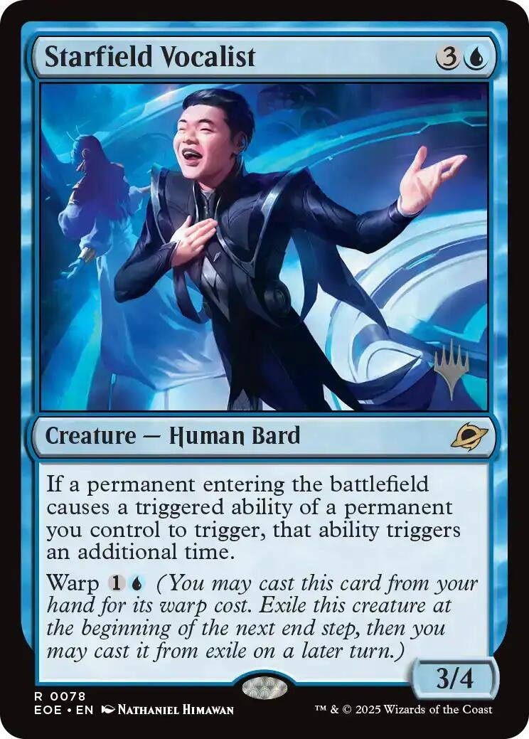 Image for Starfield Vocalist (78) (Promo Pack: Edge of Eternities) (PPEOE) - Magic: The Gathering