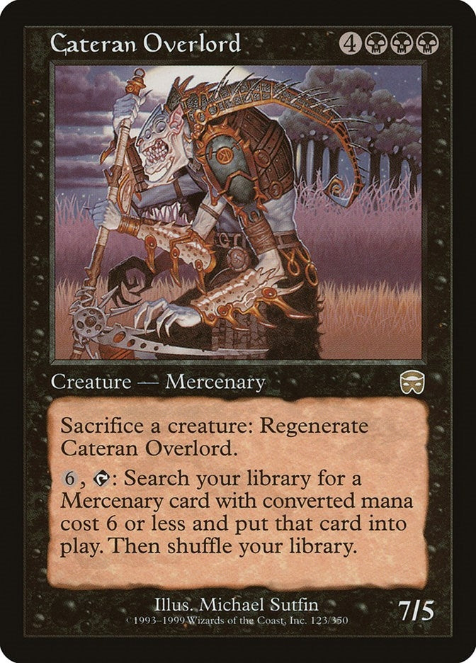 Image for Cateran Overlord (123) (Mercadian Masques) - Magic: The Gathering
