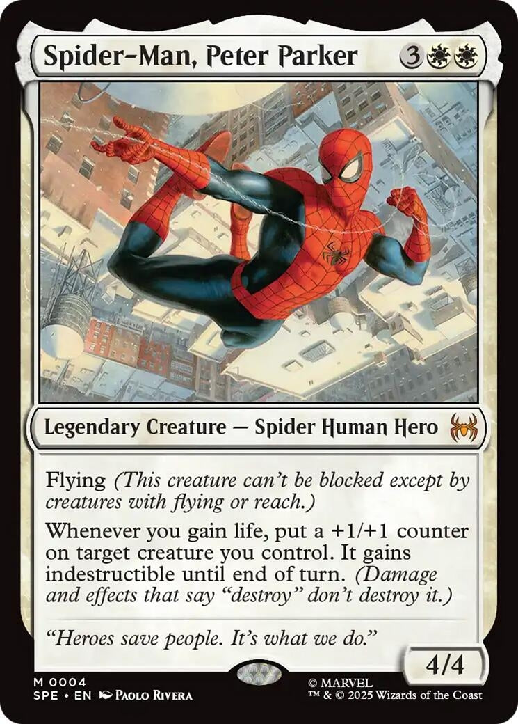 Image for Spider-Man, Peter Parker (4) (Marvel's Spider-Man: Eternal-Legal) - Magic: The Gathering