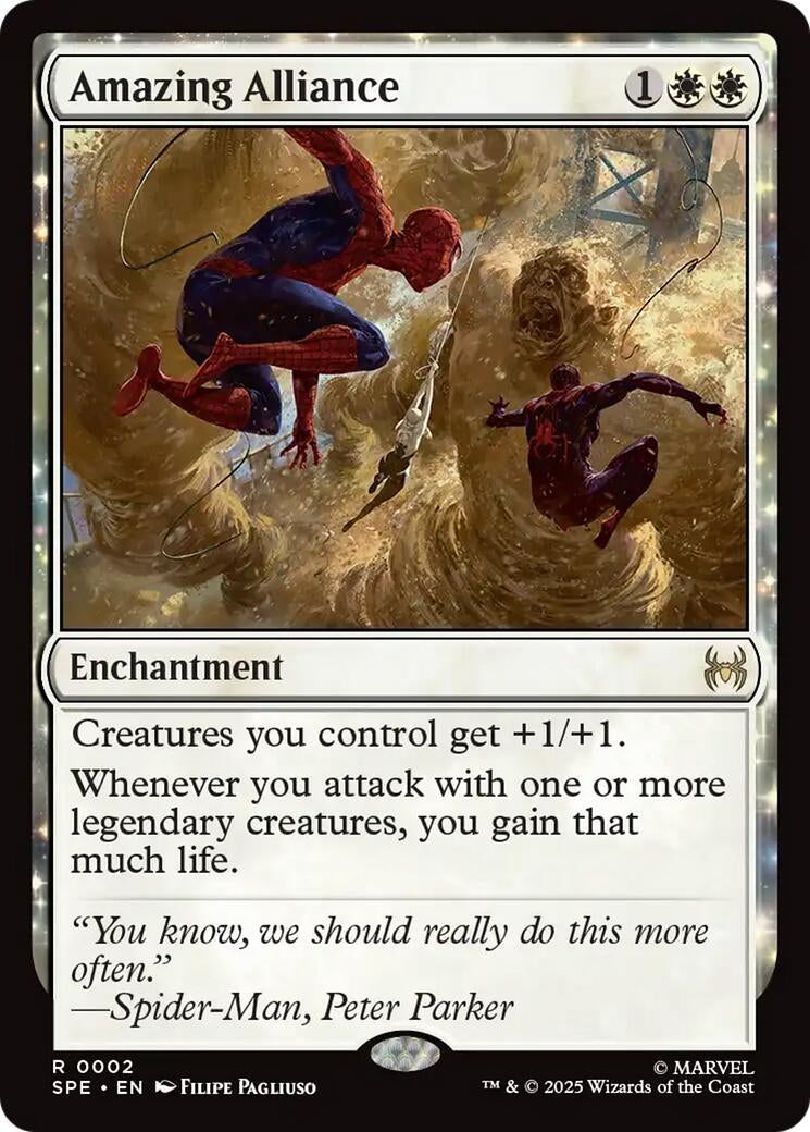 Image for Amazing Alliance (2) (Marvel's Spider-Man: Eternal-Legal) - Magic: The Gathering