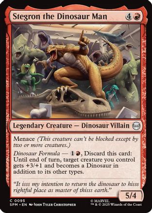 Stegron the Dinosaur Man (SPM-095) - Marvel's Spider-Man