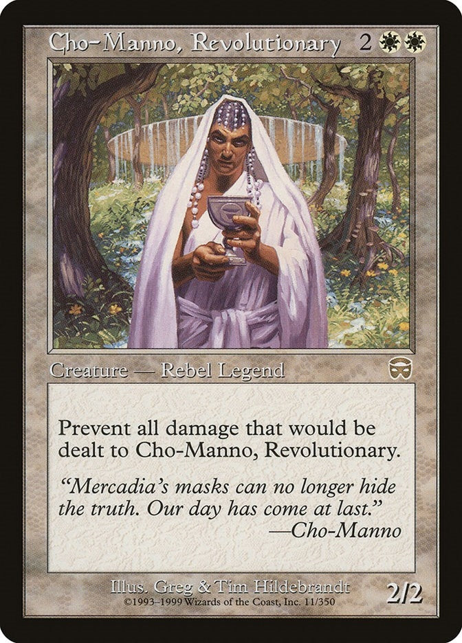 Image for Cho-Manno, Revolutionary (11) (Mercadian Masques) - Magic: The Gathering