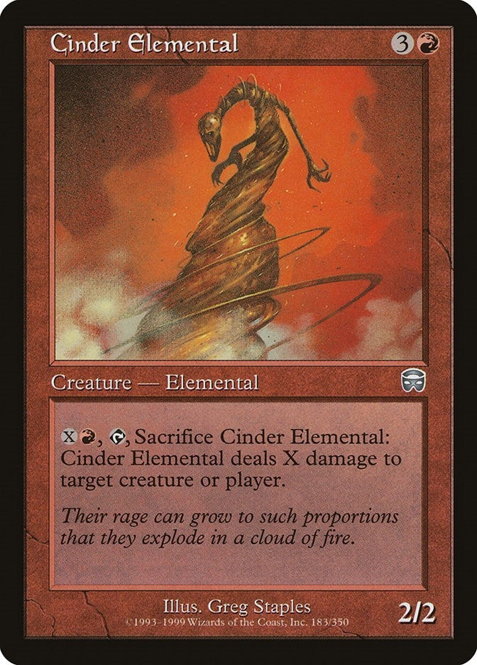 Image for Cinder Elemental (183) (Mercadian Masques) - Magic: The Gathering