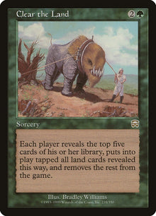 Clear the Land (235) (Mercadian Masques)