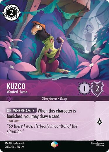 Kuzco - Wanted Llama (Epic) (209/204) (Fabled)