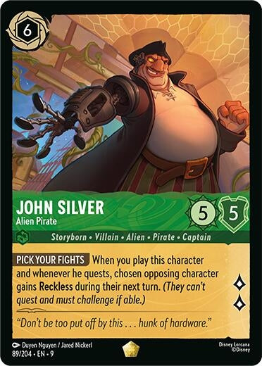 John Silver - Alien Pirate (89/204) (Fabled)