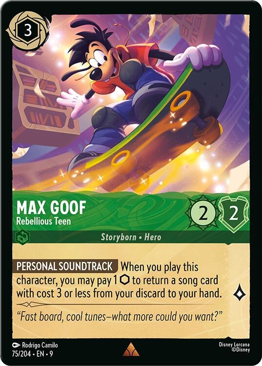 Max Goof - Rebellious Teen (75/204) (Fabled)