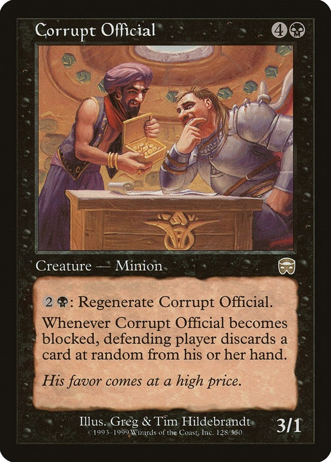 Corrupt Official (128) (Mercadian Masques)
