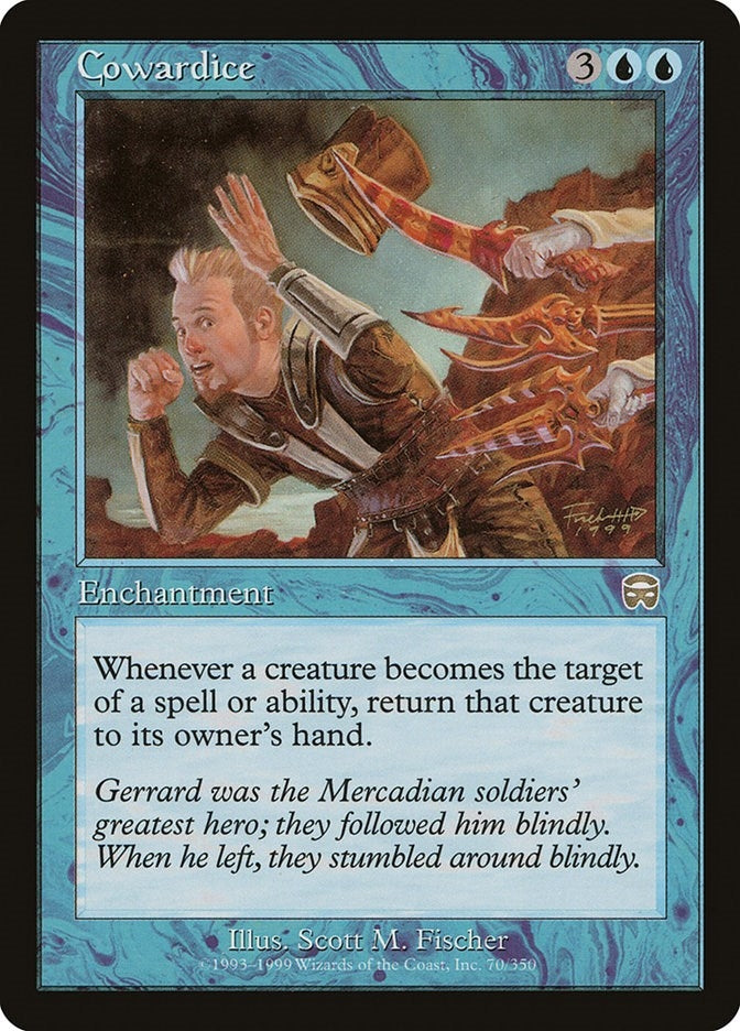 Image for Cowardice (70) (Mercadian Masques) - Magic: The Gathering