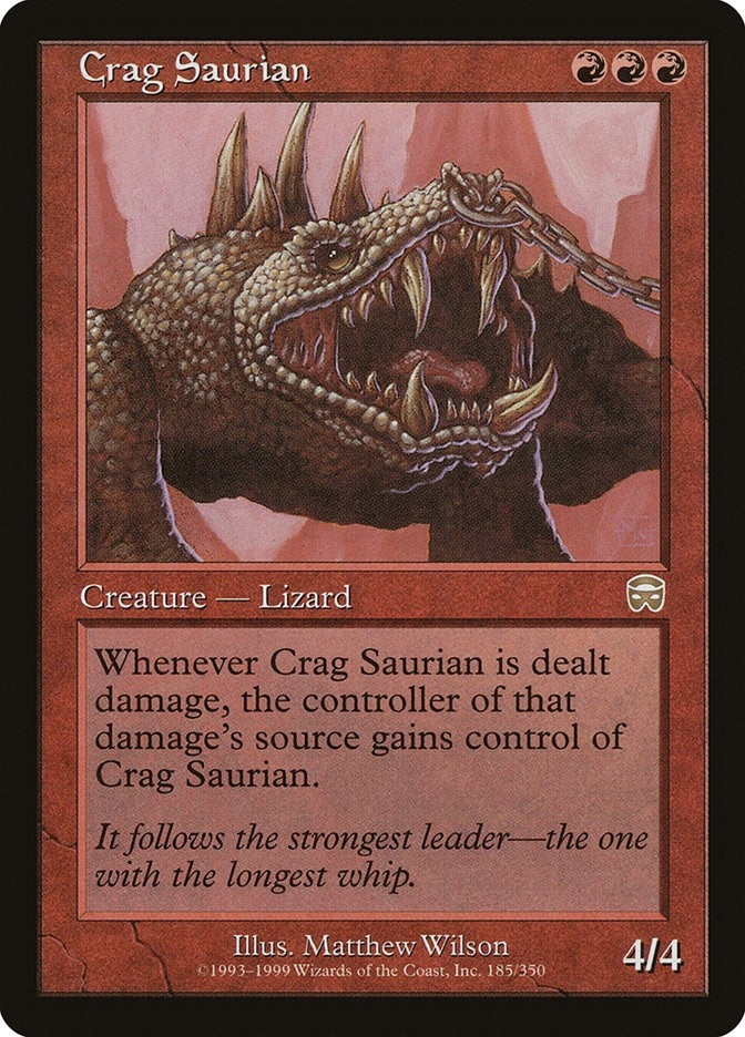 Crag Saurian (185) (Mercadian Masques)
