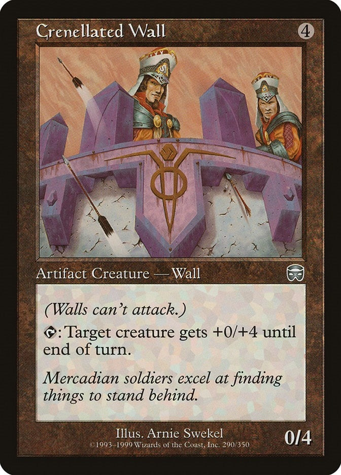 Image for Crenellated Wall (290) (Mercadian Masques) - Magic: The Gathering