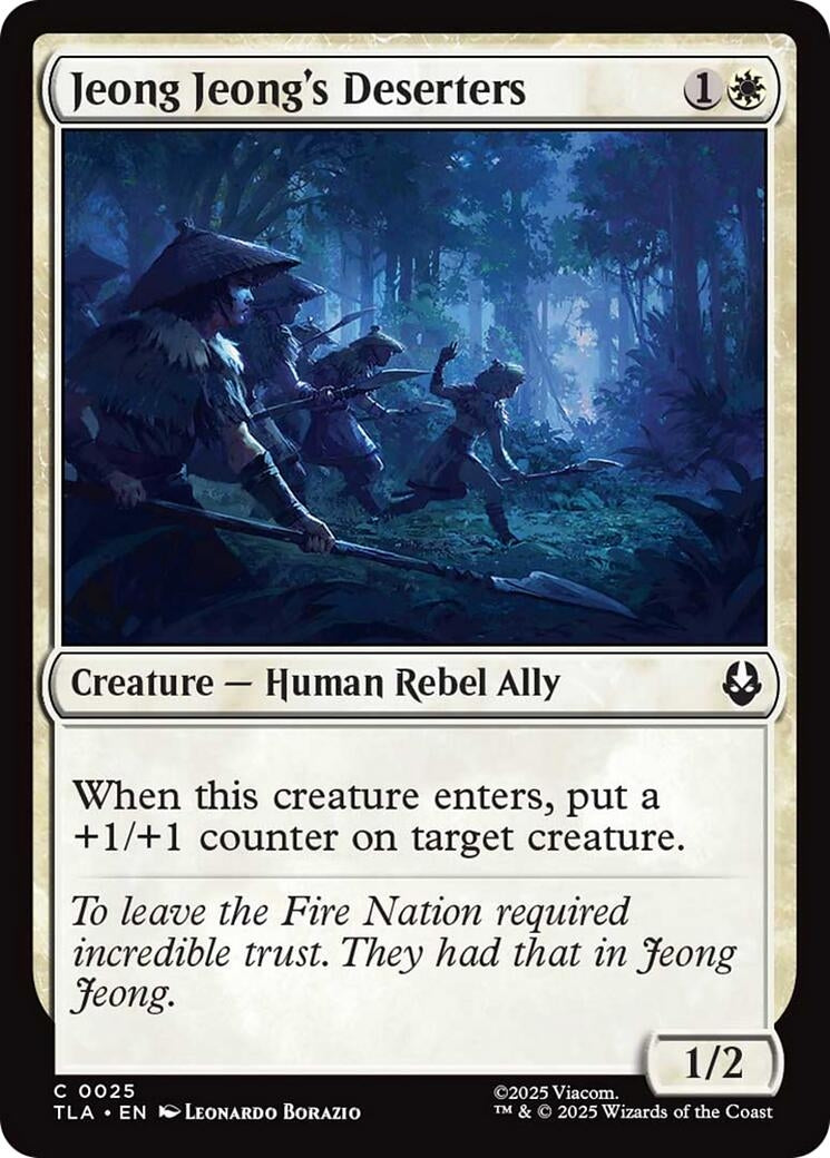 Image for Jeong Jeong's Deserters (25) (TLA) - Magic: The Gathering