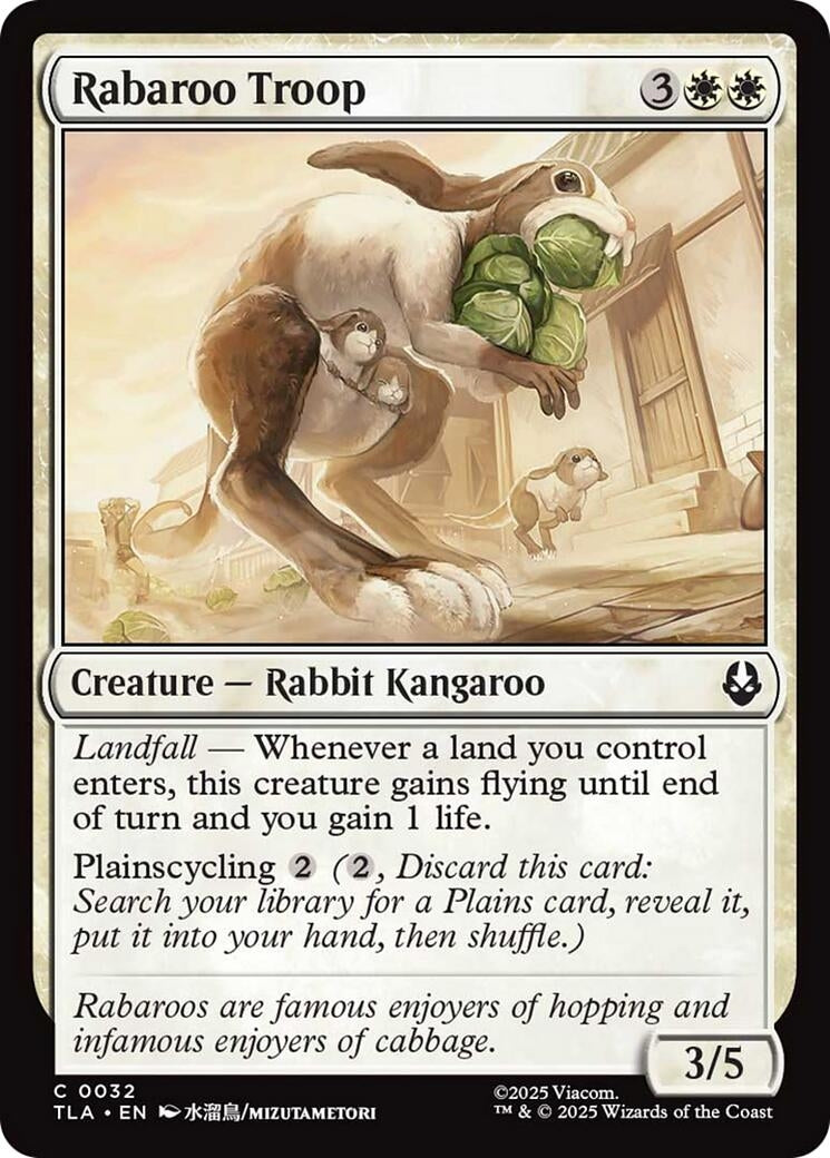 Image for Rabaroo Troop (32) (TLA) - Magic: The Gathering