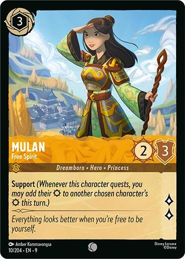 Mulan - Free Spirit (10/204) (Fabled)