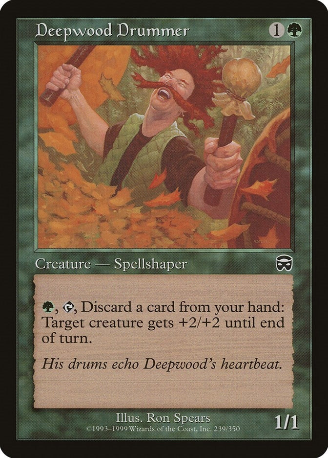 Image for Deepwood Drummer (239) (Mercadian Masques) - Magic: The Gathering