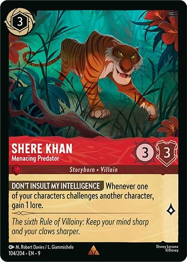 Shere Khan - Menacing Predator (104/204) (Fabled)