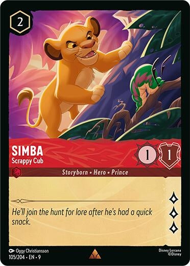Simba - Scrappy Cub (105/204) (Fabled)