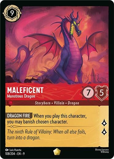 Maleficent - Monstrous Dragon (108/204) (Fabled)