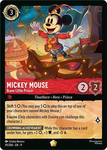 Mickey Mouse - Brave Little Prince (111/204) (Fabled)