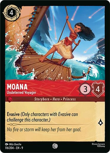 Moana - Undeterred Voyager (116/204) (Fabled)