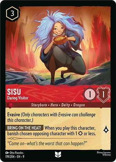 Sisu - Daring Visitor (119/204) (Fabled)