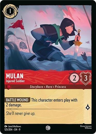 Mulan - Injured Soldier (125/204) (Fabled)