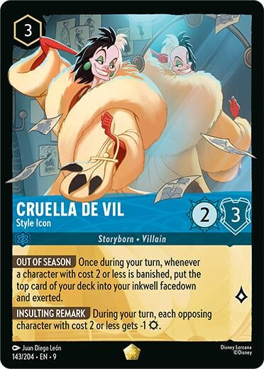 Cruella De Vil - Style Icon (143/204) (Fabled)
