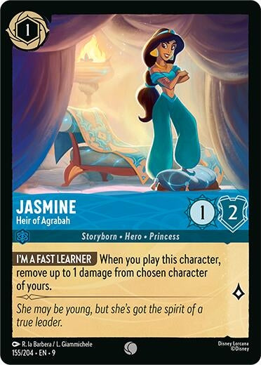 Jasmine - Heir of Agrabah (155/204) (Fabled)