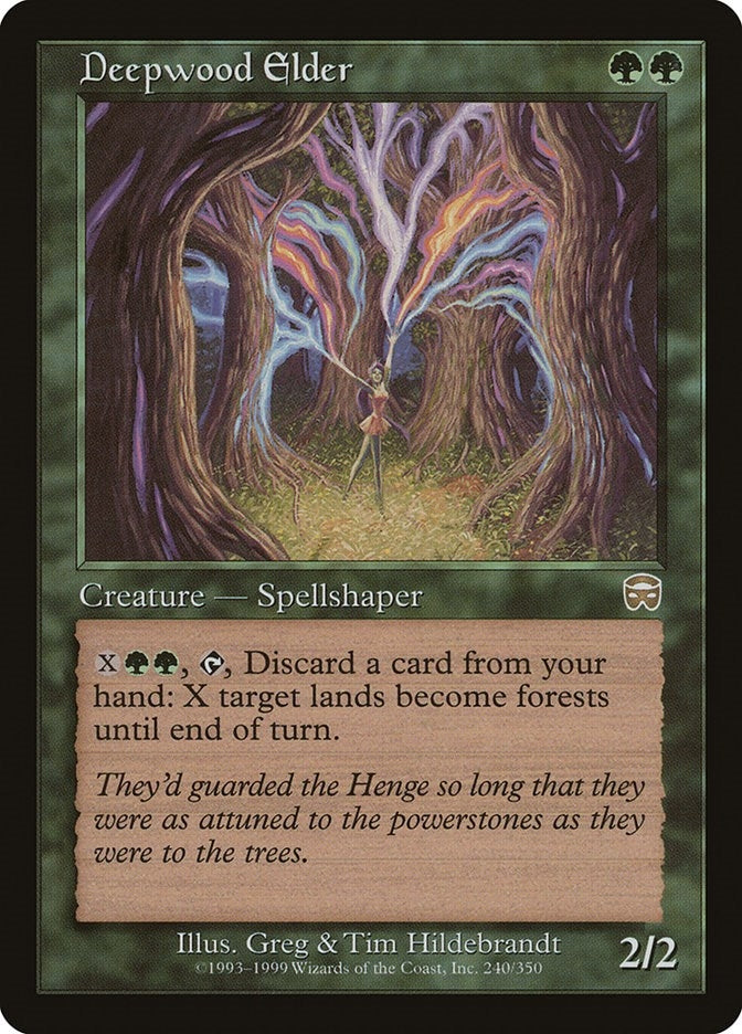 Image for Deepwood Elder (240) (Mercadian Masques) - Magic: The Gathering