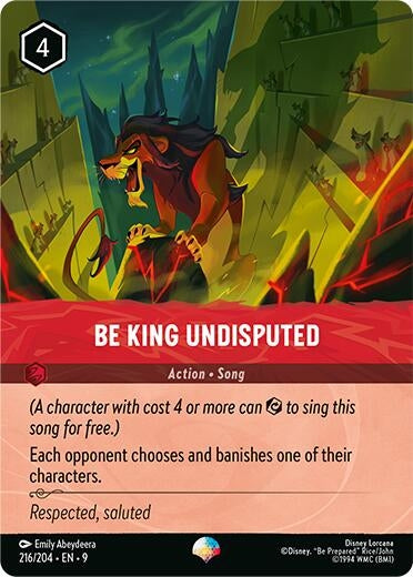 Be King Undisputed (Epic) (216/204) (Fabled)