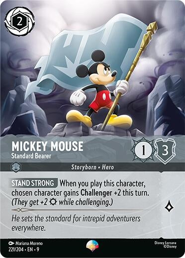 Mickey Mouse - Standard Bearer (Epic) (221/204) (Fabled)