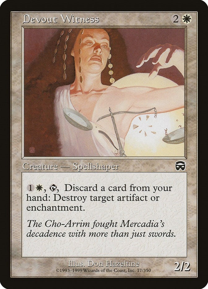 Devout Witness (17) (Mercadian Masques)