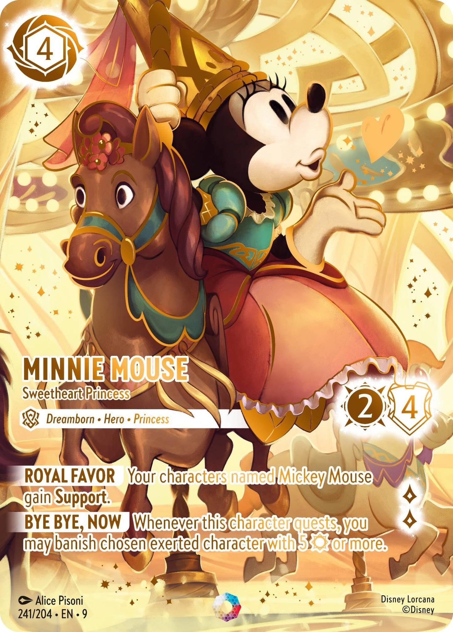 Minnie Mouse - Sweetheart Princess (Iconic) (241/204) (Fabled)