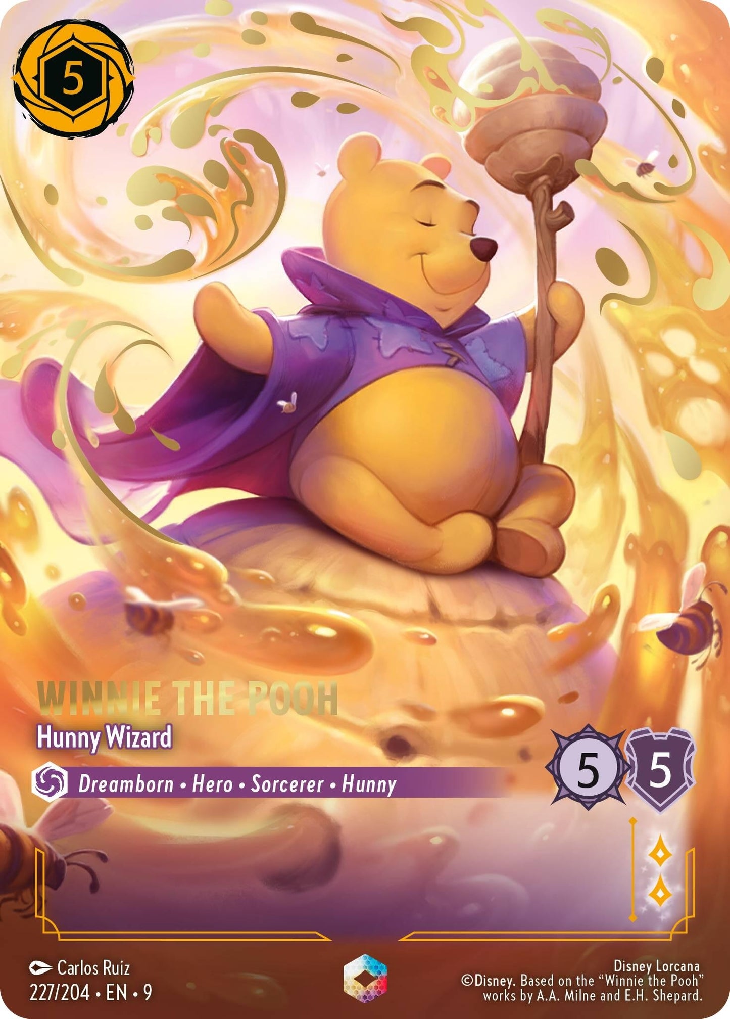 Winnie the Pooh - Hunny Wizard (Enchanted) (227/204) (Fabled)