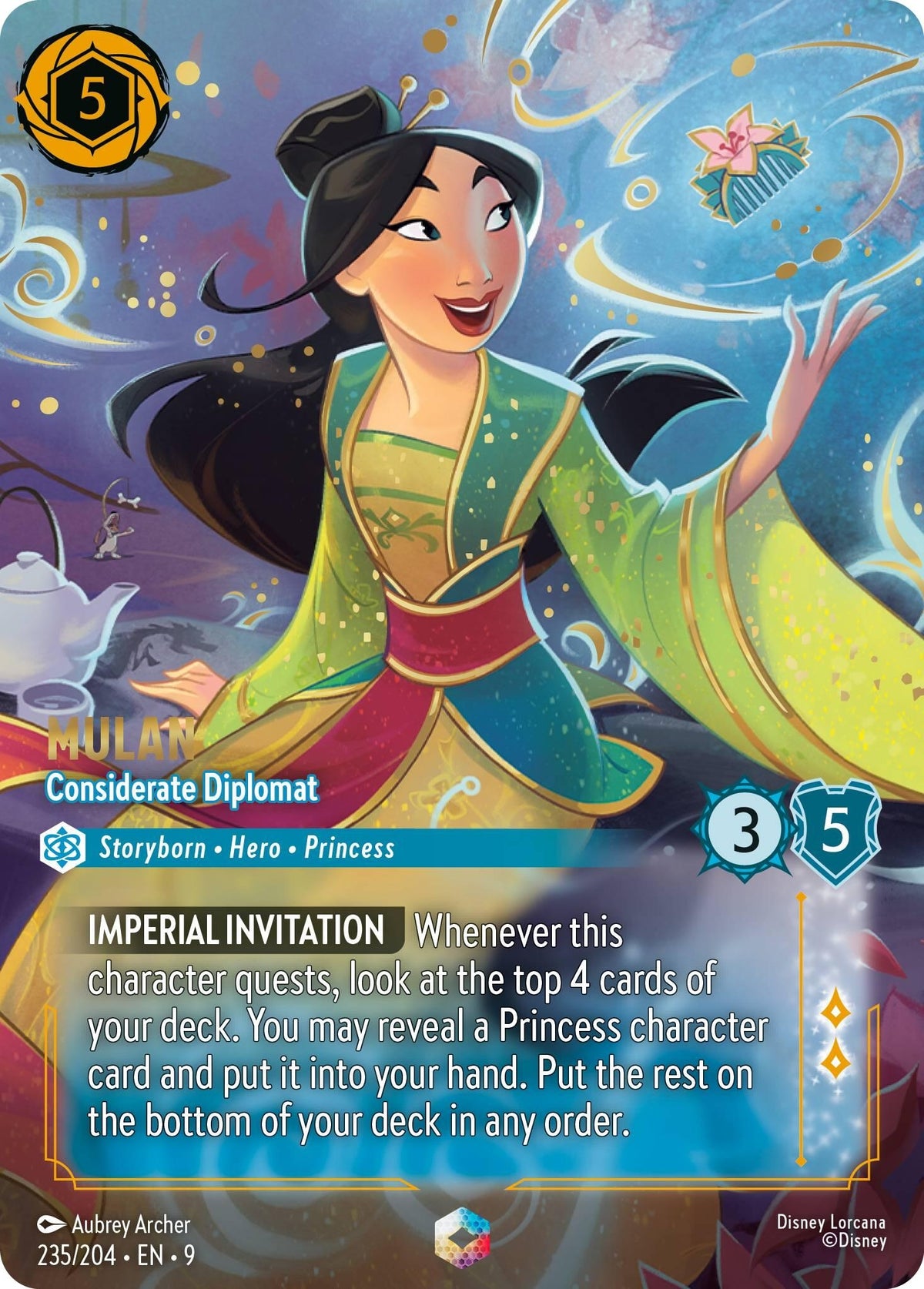 Mulan - Considerate Diplomat (Enchanted) (235/204) (Fabled)