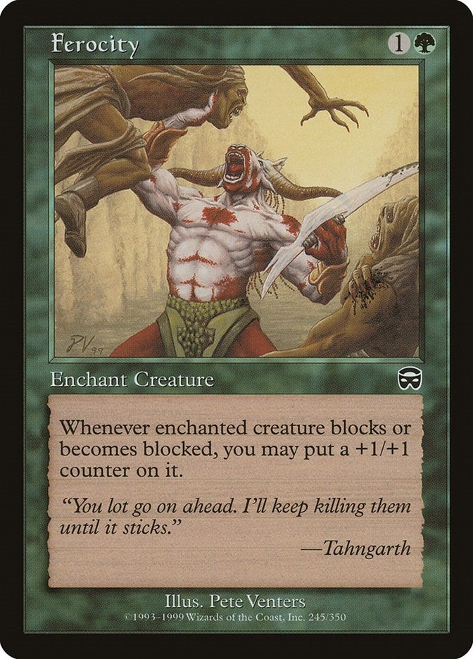 Image for Ferocity (245) (Mercadian Masques) - Magic: The Gathering