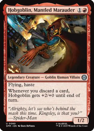 Hobgoblin, Mantled Marauder (SPM-080) - Marvel's Spider-Man Foil