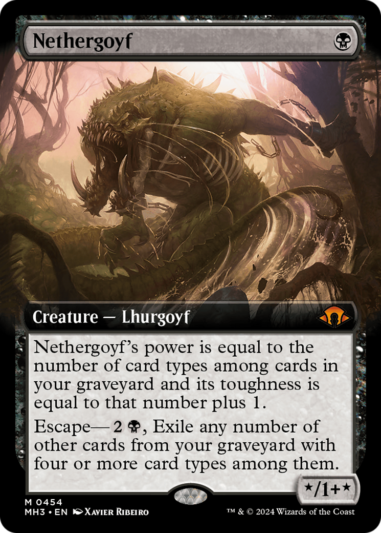 Nethergoyf (Extended Art) (454) (MH3)