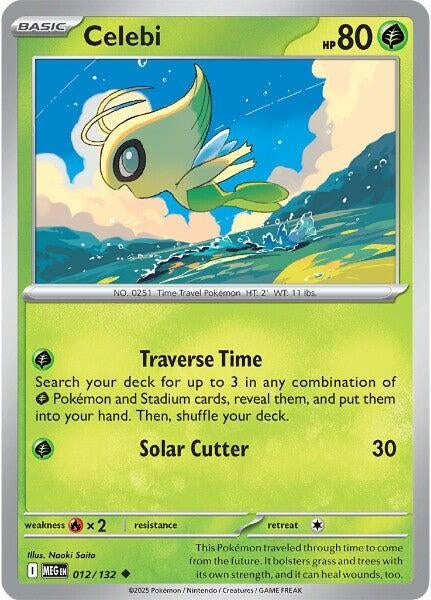 Image for Celebi (012/132) (ME01: Mega Evolution) - Pokemon