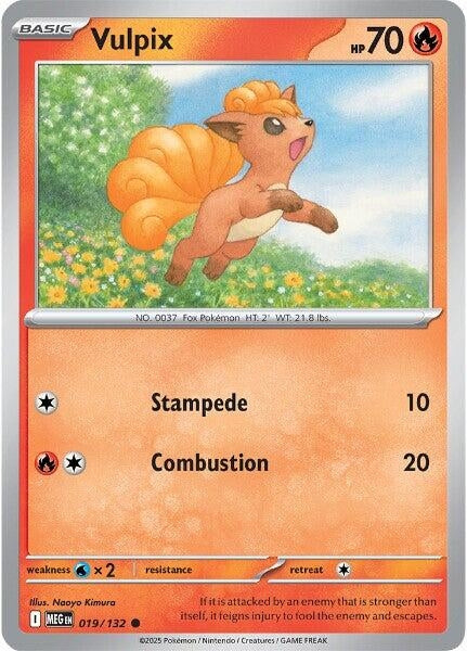 Image for Vulpix (019/132) (ME01: Mega Evolution) - Pokemon