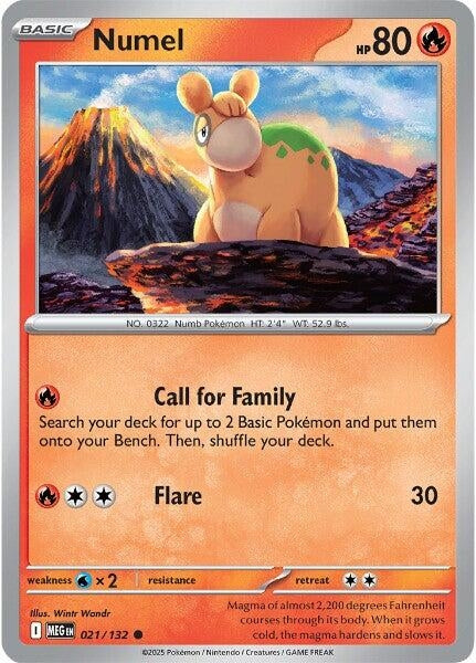 Image for Numel (021/132) (ME01: Mega Evolution) - Pokemon
