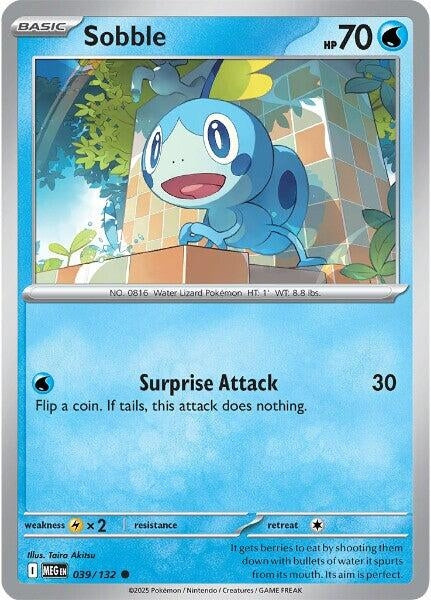 Image for Sobble (039/132) (ME01: Mega Evolution) - Pokemon