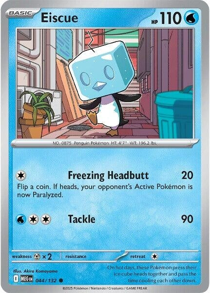 Image for Eiscue (044/132) (ME01: Mega Evolution) - Pokemon