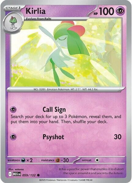 Image for Kirlia (059/132) (ME01: Mega Evolution) - Pokemon