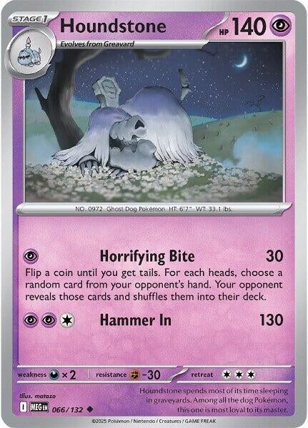 Image for Houndstone (066/132) (ME01: Mega Evolution) - Pokemon