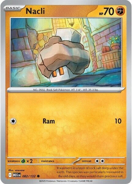 Image for Nacli (082/132) (ME01: Mega Evolution) - Pokemon