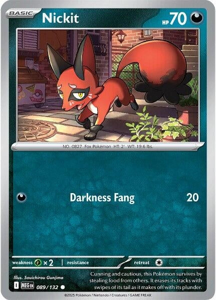 Image for Nickit (089/132) (ME01: Mega Evolution) - Pokemon